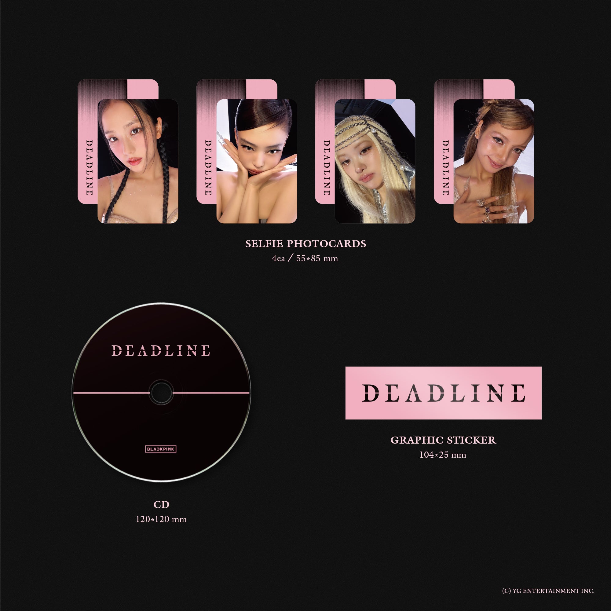 BLACKPINK 3rd MINI ALBUM [DEADLINE] PINK Ver. - D2C Exclusive