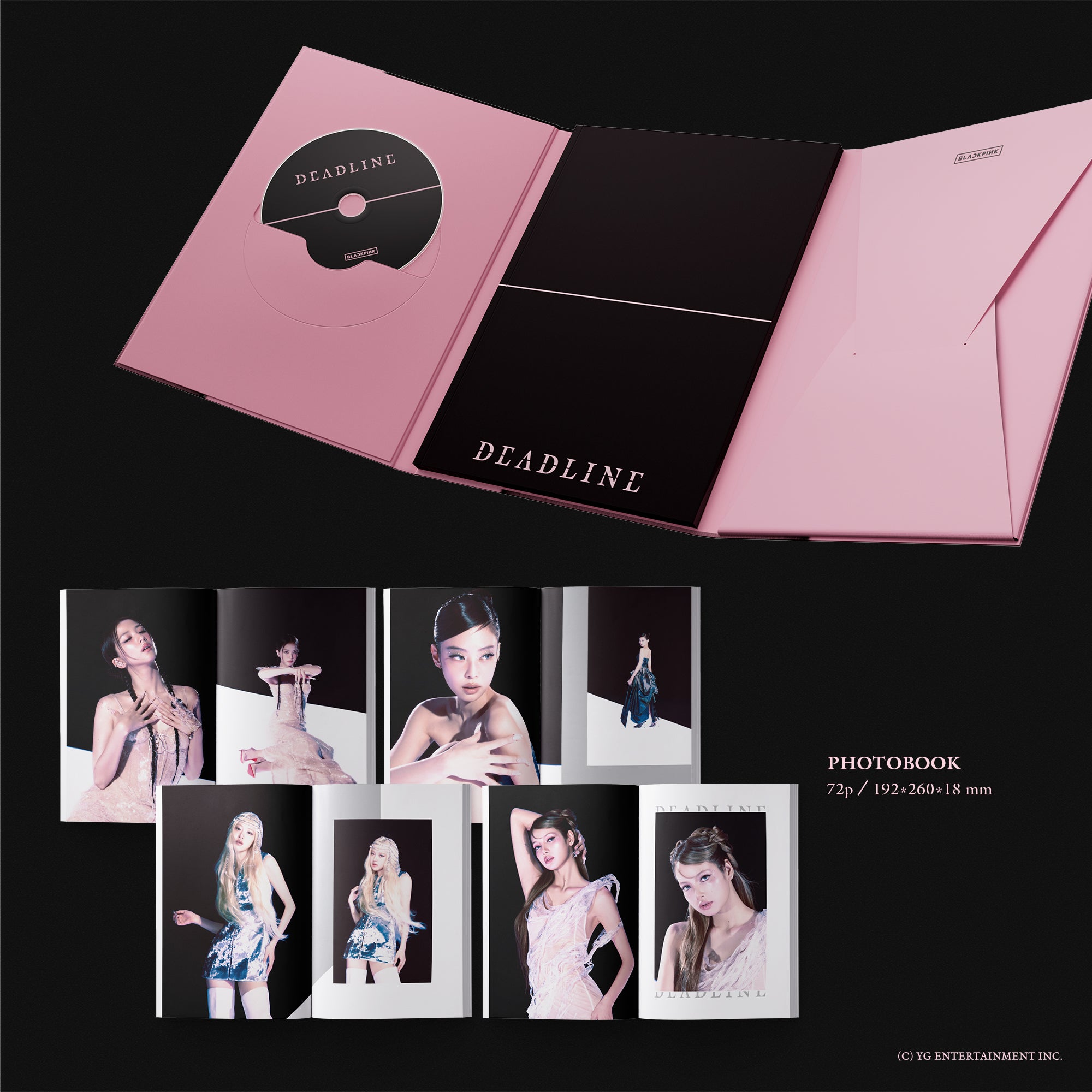BLACKPINK 3rd MINI ALBUM [DEADLINE] PINK Ver.
