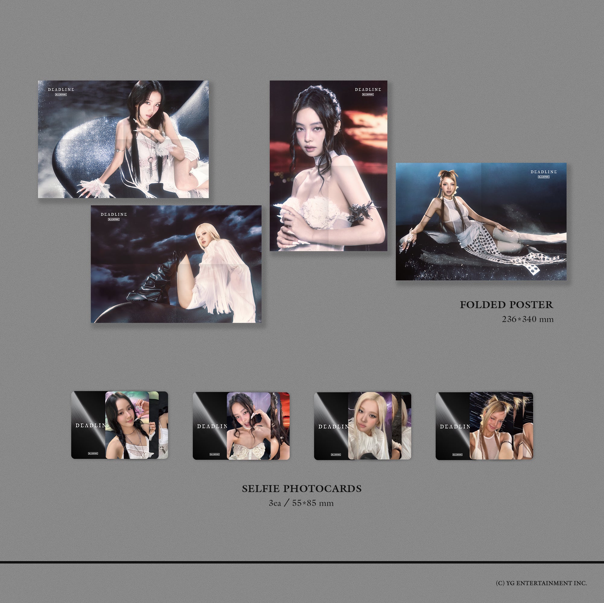 BLACKPINK 3rd MINI ALBUM [DEADLINE] SILVER Ver. - ROSÉ